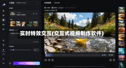 实时特效交互(交互式视频制作软件)-第1张图片