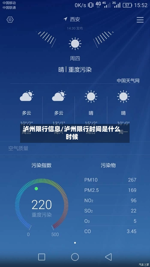 泸州限行信息/泸州限行时间是什么时候-第1张图片