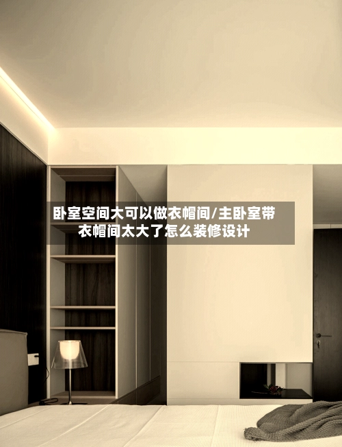 卧室空间大可以做衣帽间/主卧室带衣帽间太大了怎么装修设计-第1张图片
