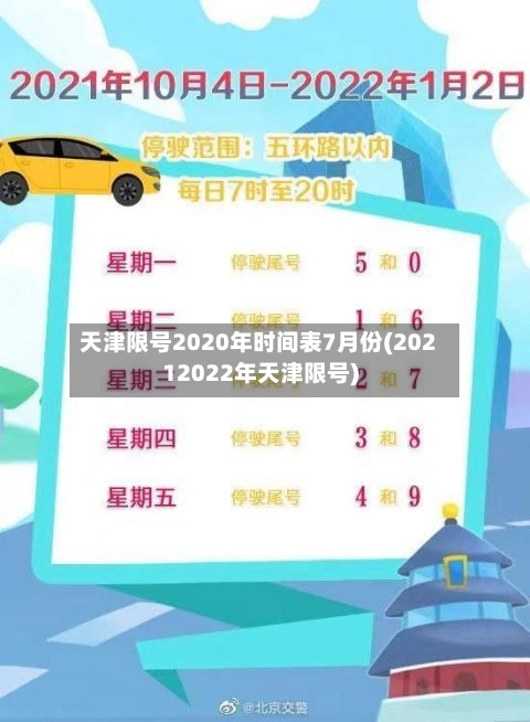 天津限号2020年时间表7月份(20212022年天津限号)-第1张图片