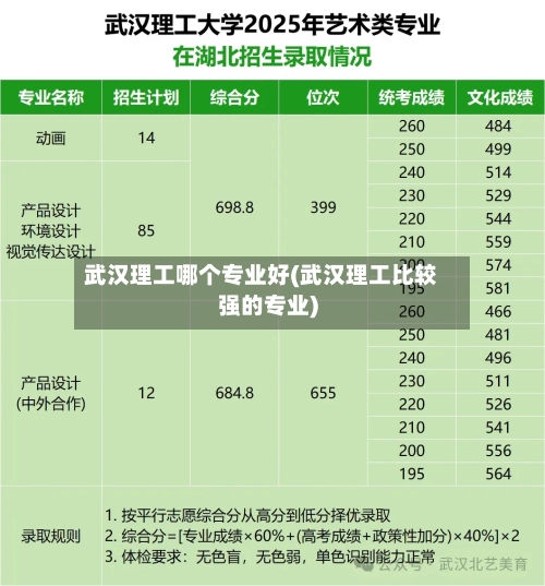 武汉理工哪个专业好(武汉理工比较强的专业)-第3张图片