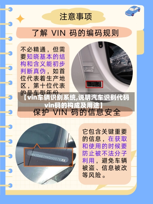 【vin车辆识别系统,说明汽车识别代码vin码的构成及用途】-第1张图片