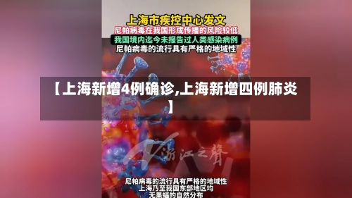 【上海新增4例确诊,上海新增四例肺炎】-第1张图片