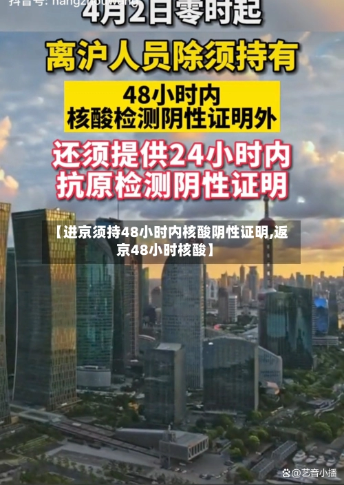 【进京须持48小时内核酸阴性证明,返京48小时核酸】-第1张图片