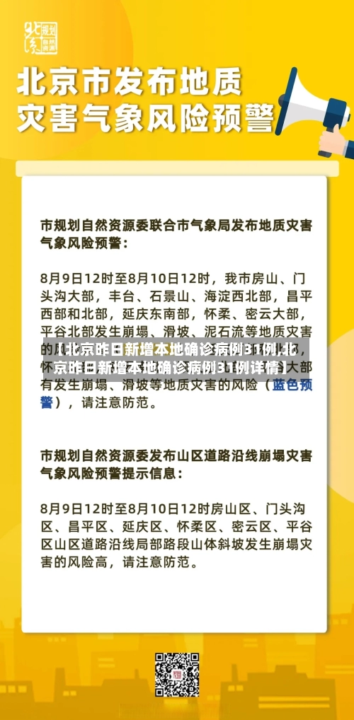 【北京昨日新增本地确诊病例31例,北京昨日新增本地确诊病例31例详情】-第1张图片