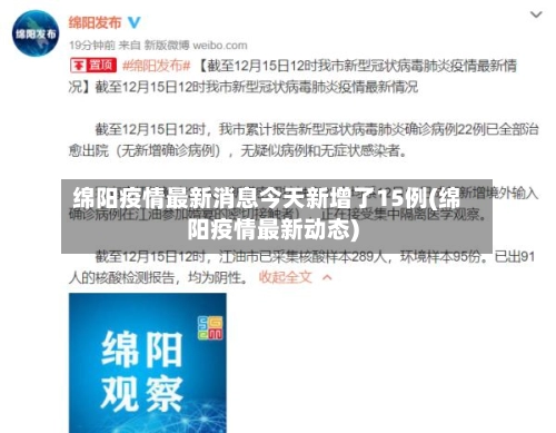 绵阳疫情最新消息今天新增了15例(绵阳疫情最新动态)-第1张图片