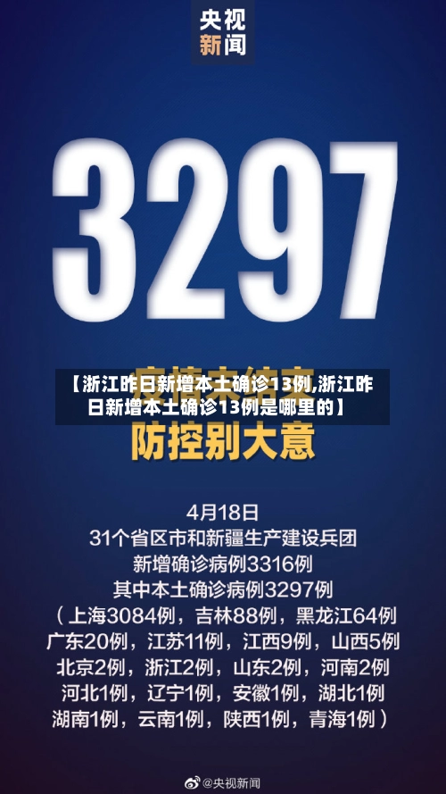 【浙江昨日新增本土确诊13例,浙江昨日新增本土确诊13例是哪里的】-第1张图片