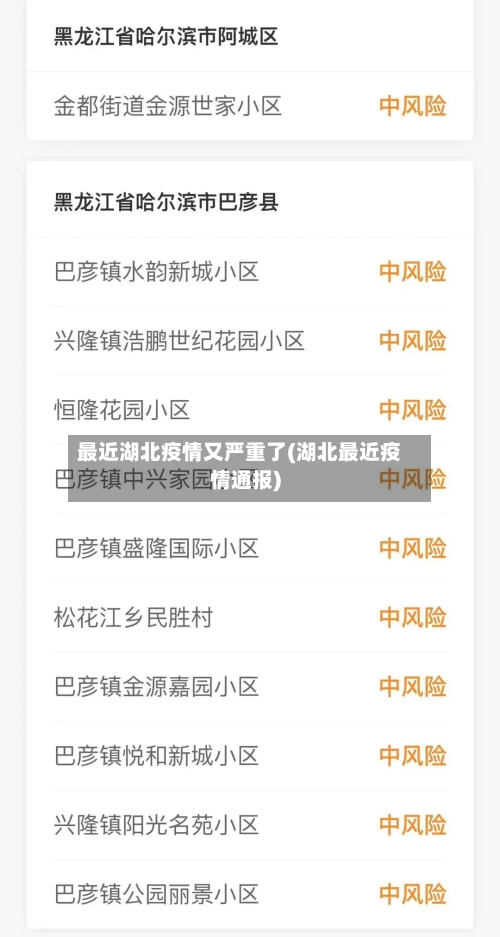 最近湖北疫情又严重了(湖北最近疫情通报)-第1张图片
