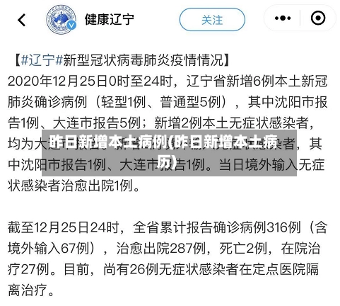 昨日新增本土病例(昨日新增本土病历)-第2张图片