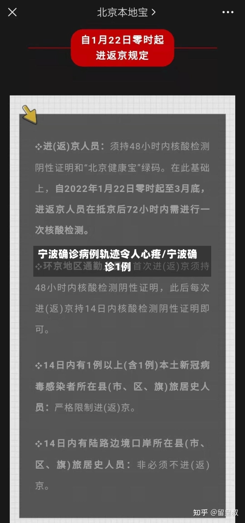 宁波确诊病例轨迹令人心疼/宁波确诊1例-第1张图片