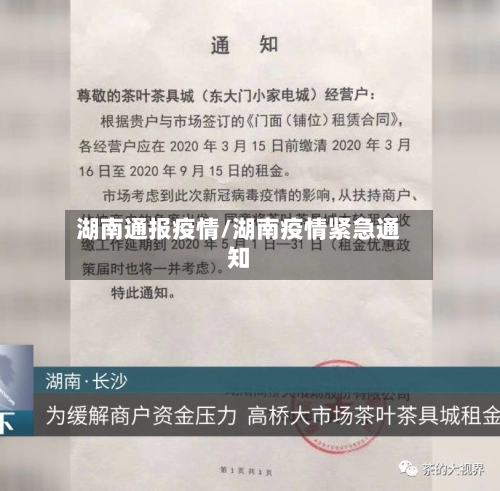 湖南通报疫情/湖南疫情紧急通知-第3张图片