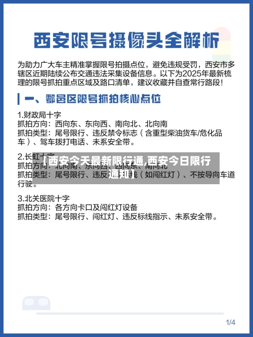 【西安今天最新限行通,西安今日限行通知】-第1张图片