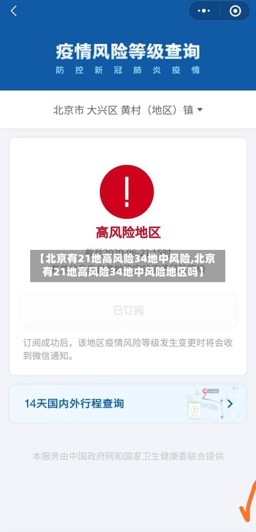 【北京有21地高风险34地中风险,北京有21地高风险34地中风险地区吗】-第1张图片