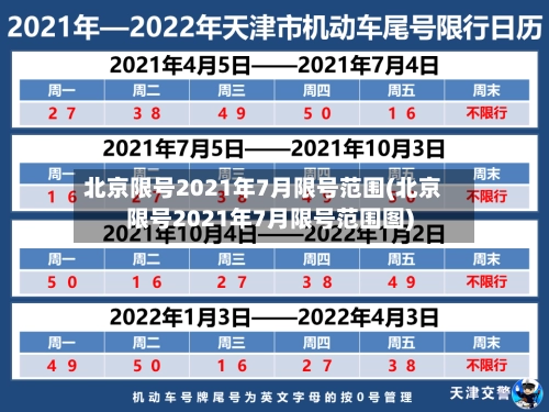 北京限号2021年7月限号范围(北京限号2021年7月限号范围图)-第2张图片