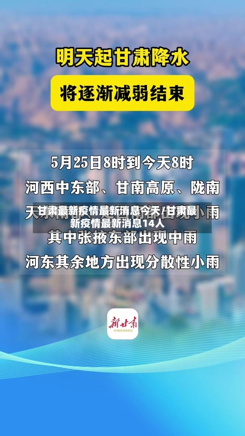 甘肃最新疫情最新消息今天/甘肃最新疫情最新消息14人-第1张图片