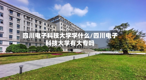 四川电子科技大学学什么/四川电子科技大学有大专吗-第1张图片