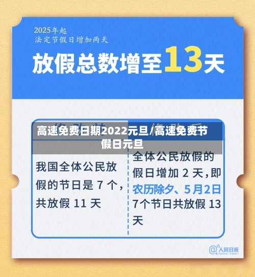 高速免费日期2022元旦/高速免费节假日元旦-第2张图片
