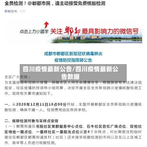 四川疫情最新公告/四川疫情最新公告数据-第1张图片