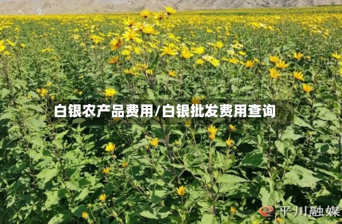 白银农产品费用/白银批发费用查询