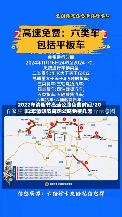 2022年清明节高速公路免费时间/2022年清明节高速公路免费几天-第2张图片