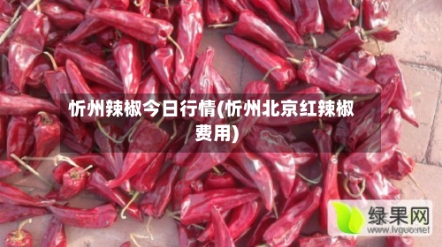 忻州辣椒今日行情(忻州北京红辣椒费用)-第2张图片