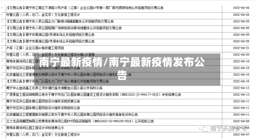 南宁最新疫情/南宁最新疫情发布公告-第3张图片